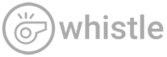 Whistle logo - grey