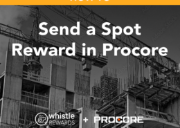 Send a spot reward in Procore