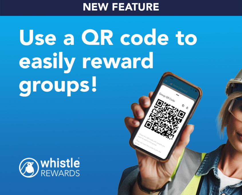 Use a QR code to easily reward groups